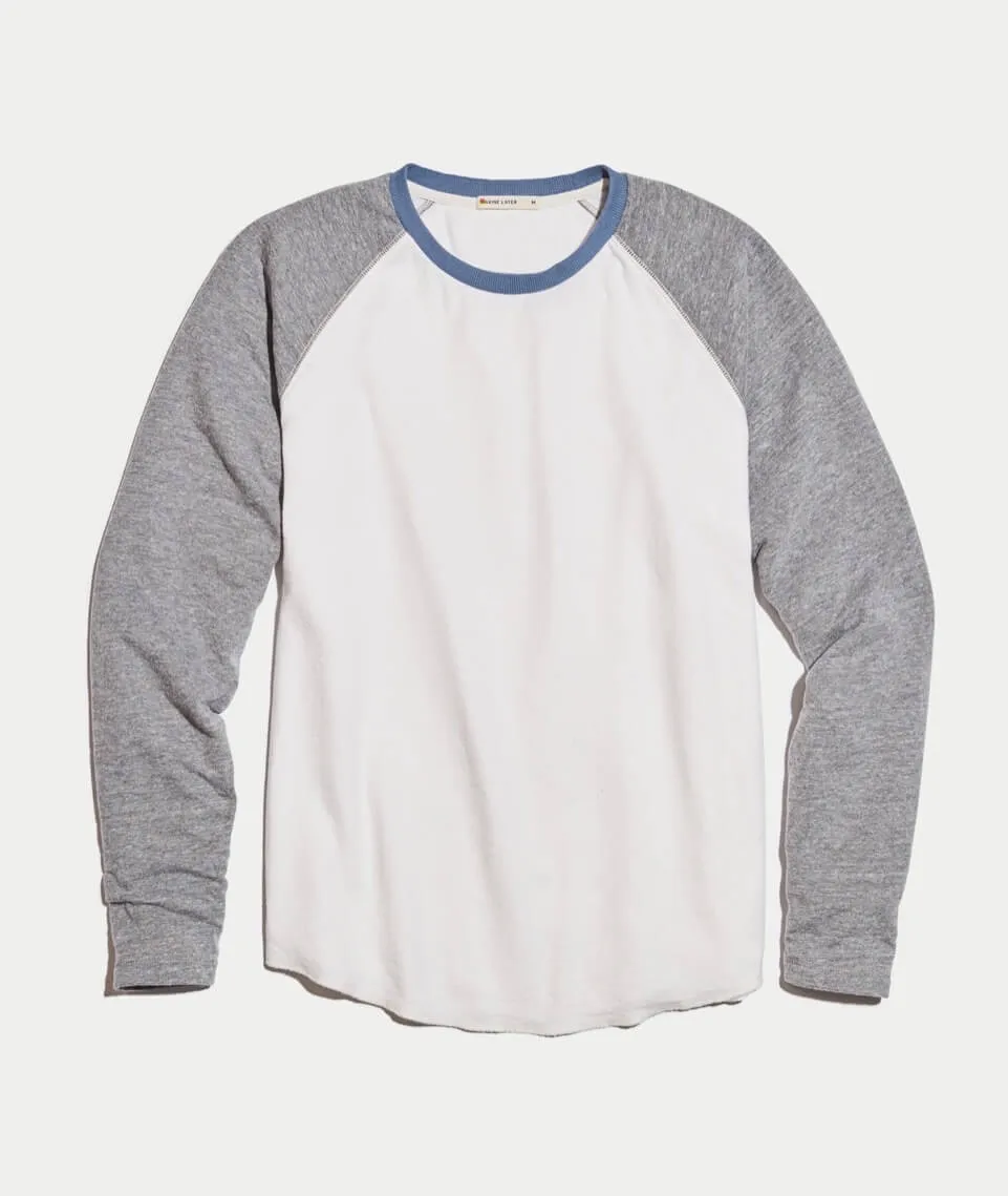 Double Knit Baseball Raglan sold by Marine Layer