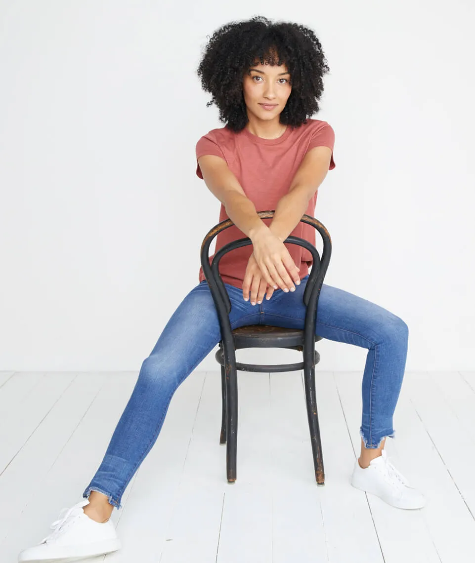 Swing Crew in Brick sold by Marine Layer product image thumbnail 5