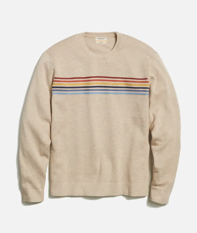 Thompson Stripe Sweater sold by Marine Layer