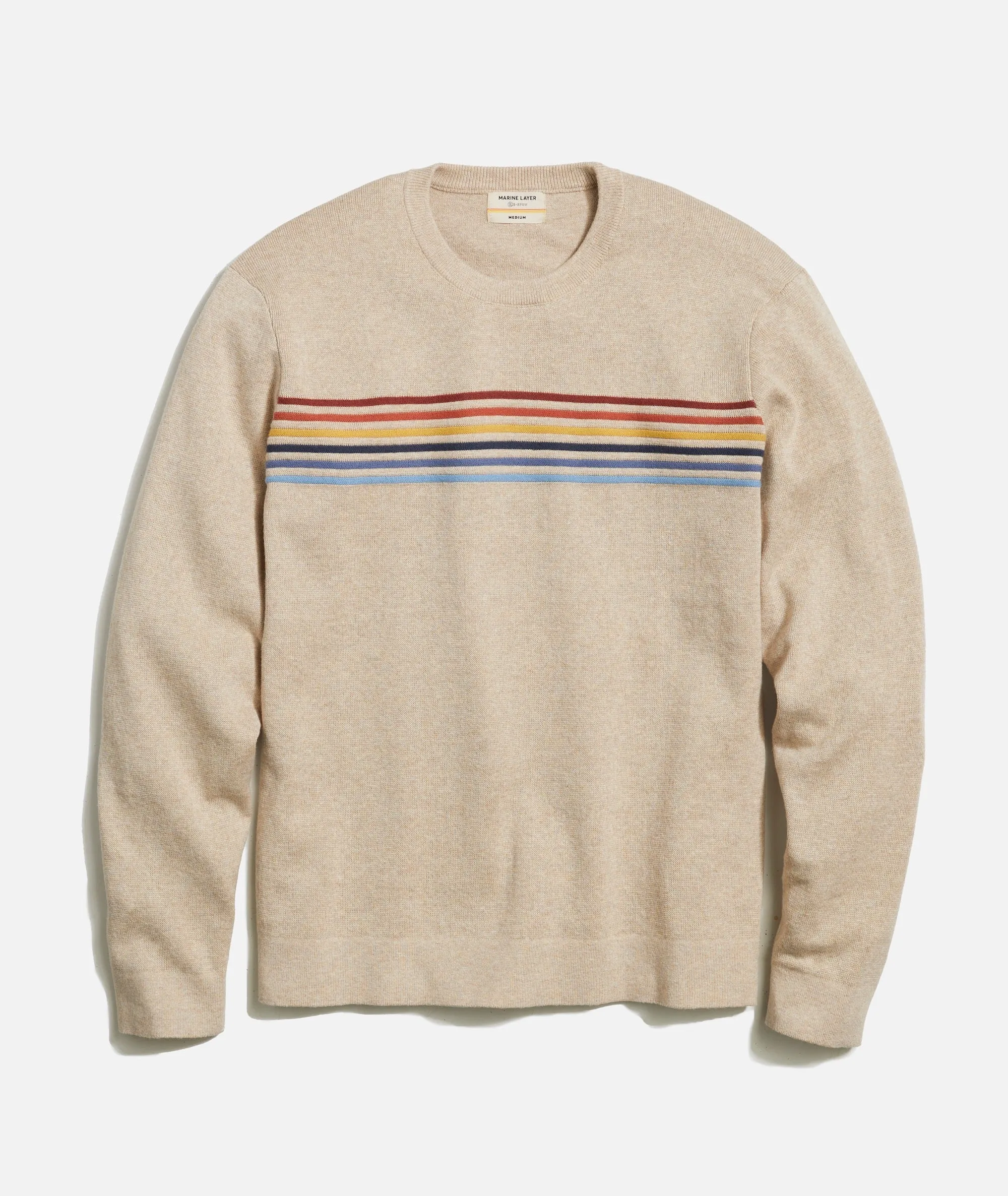 Thompson Stripe Sweater sold by Marine Layer