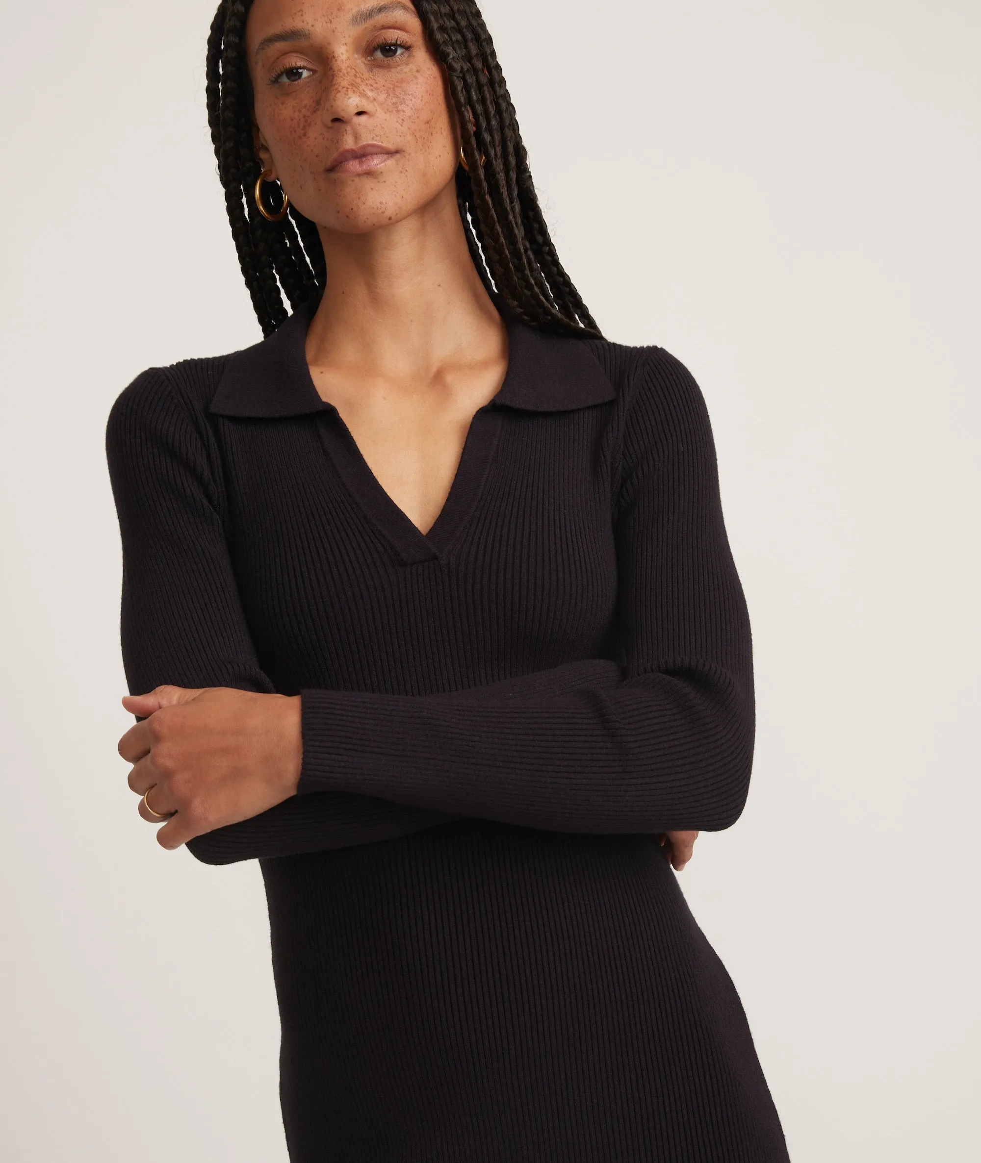 Lexi Rib Sweater Dress sold by Marine Layer product image thumbnail 3