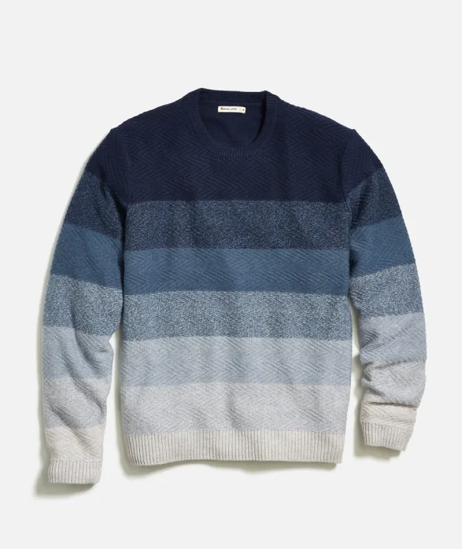 Gradient Crew Sweater sold by Marine Layer