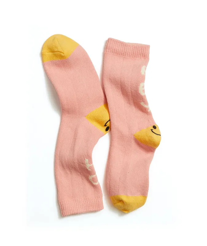 Boot Sock in Pink Heather sold by Marine Layer