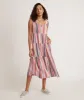 Corinne Maxi Dress in Multi Stripe sold by Marine Layer