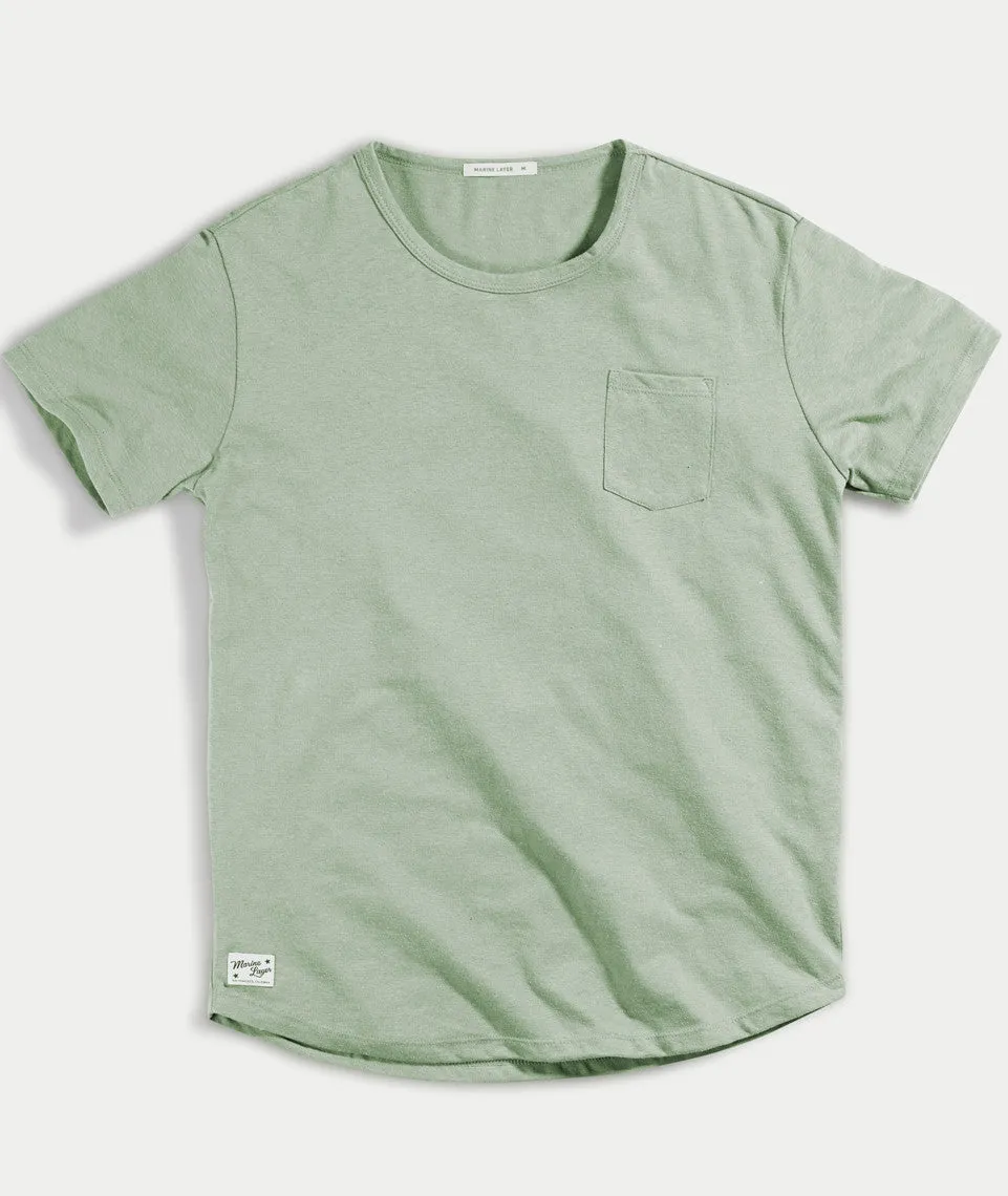 Walker Pocket Tee sold by Marine Layer