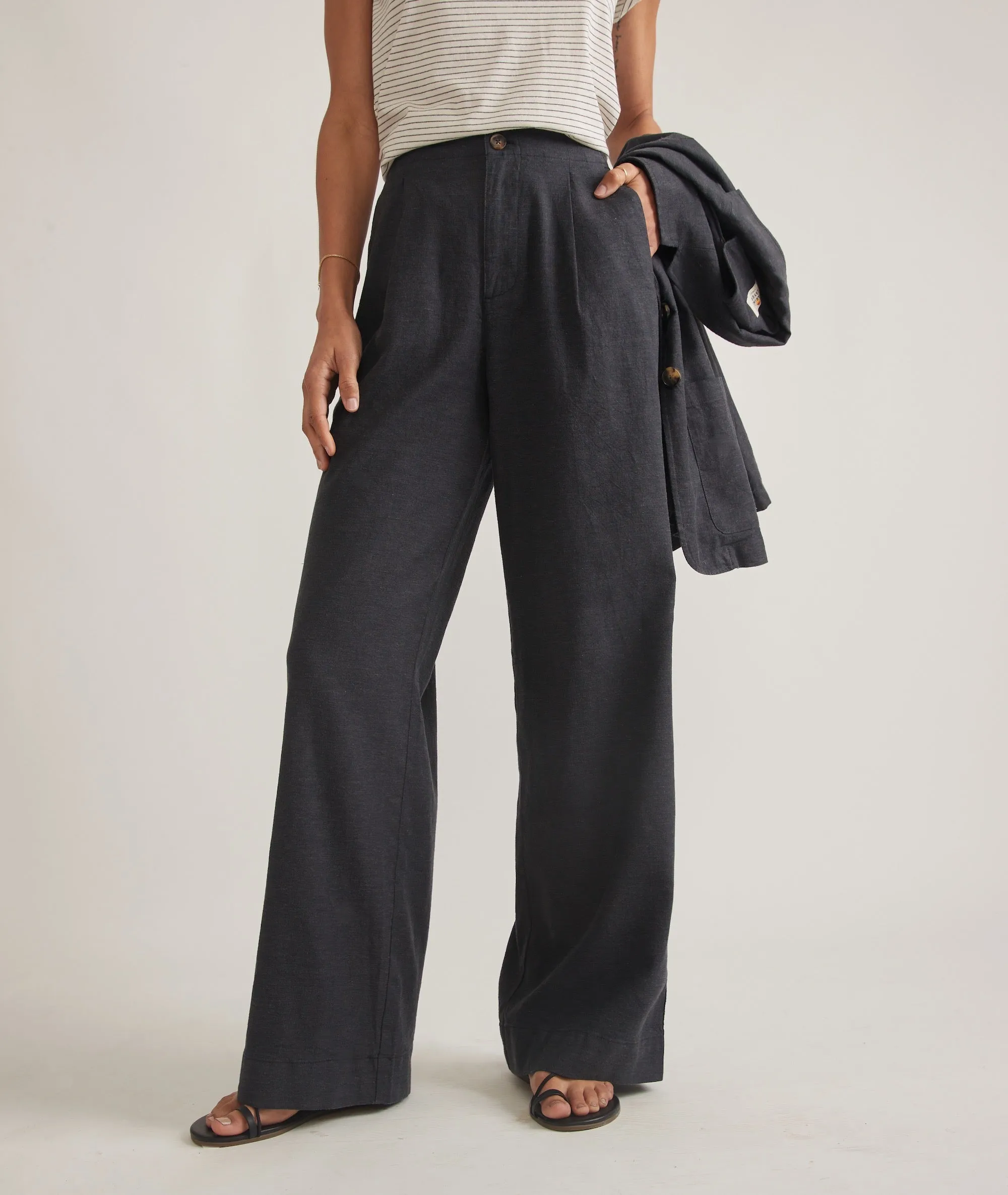 Flora High Waisted Trouser sold by Marine Layer product image thumbnail 3