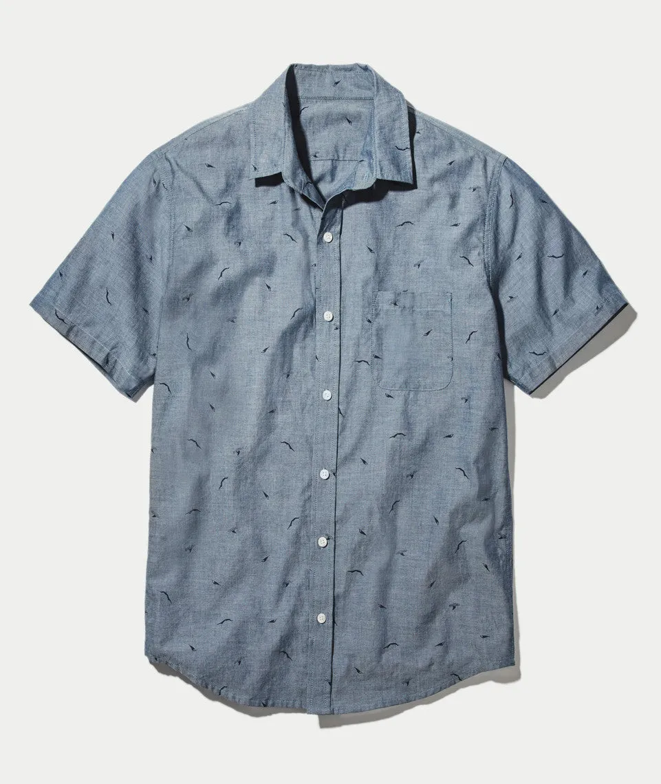 Diver Dave Chambray Button Down sold by Marine Layer