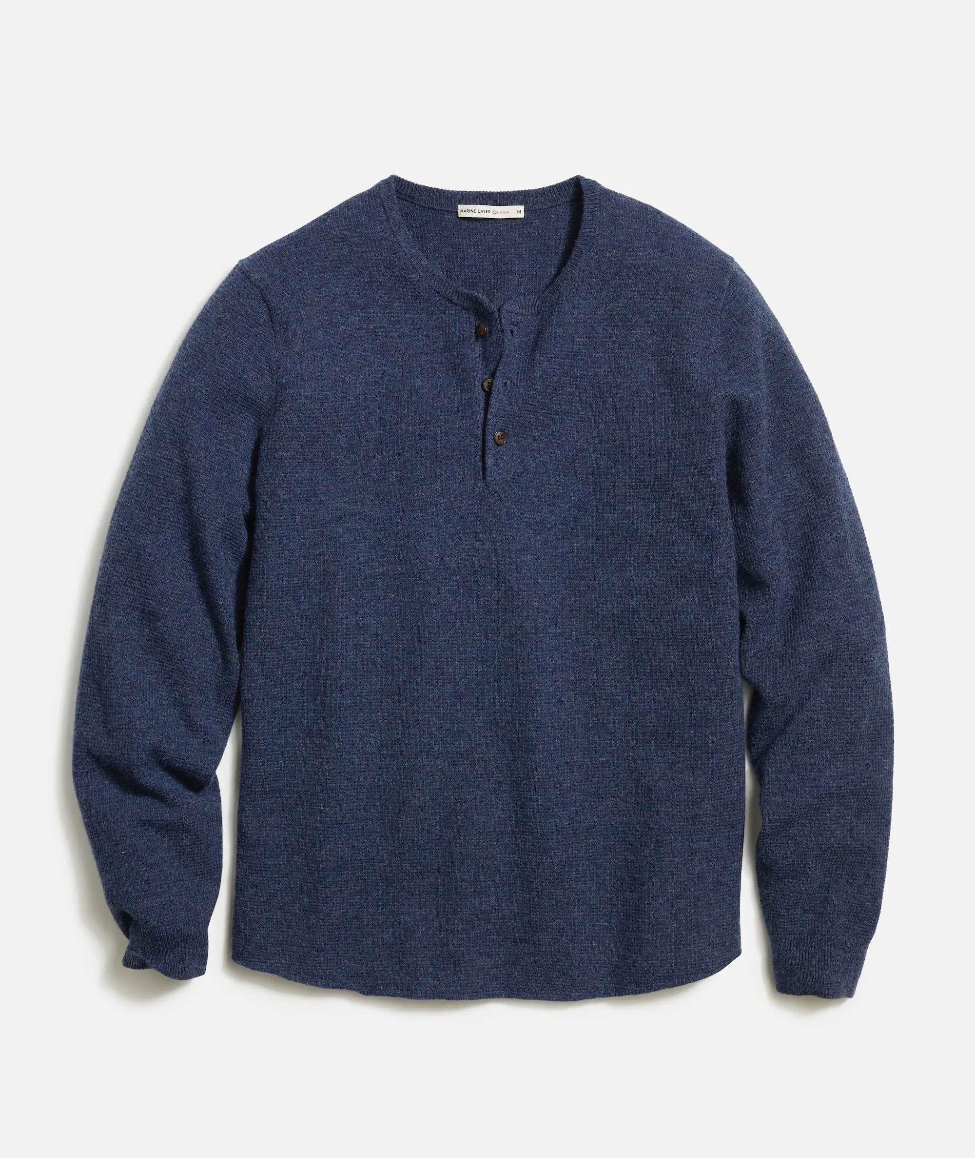 Merino Blend Sweater Henley sold by Marine Layer