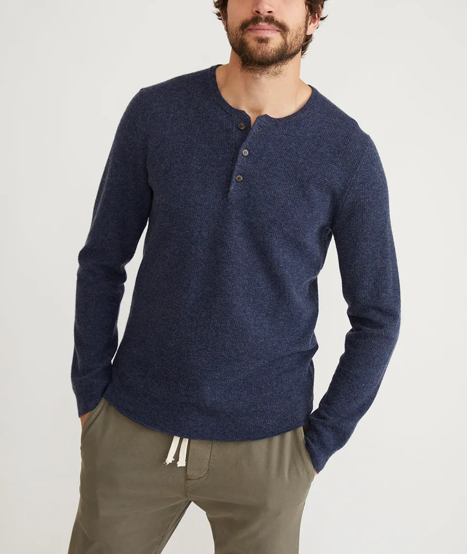Merino Blend Sweater Henley sold by Marine Layer product image thumbnail 4