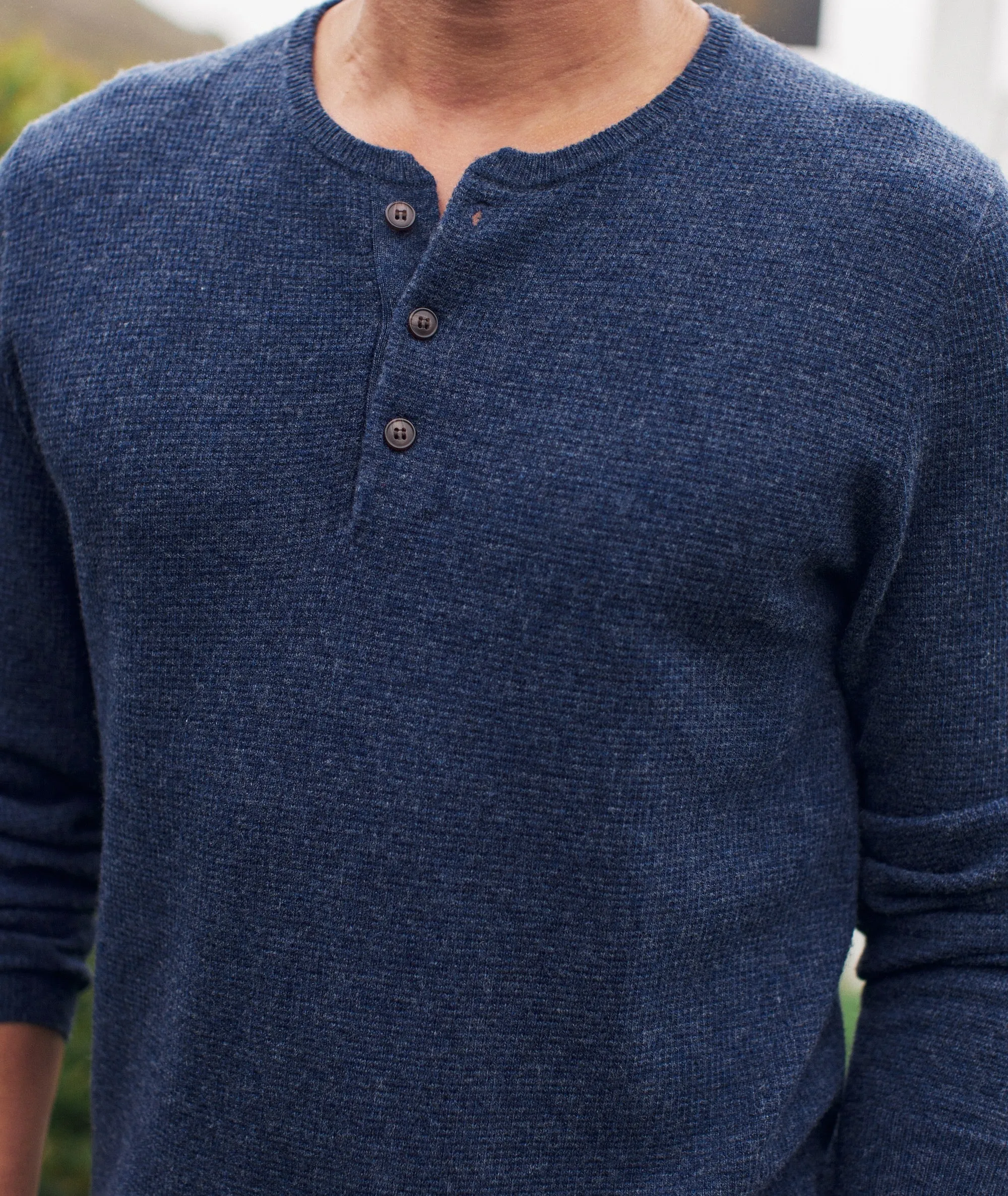 Merino Blend Sweater Henley sold by Marine Layer product image thumbnail 2
