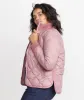 Meredith Puffer Coat in Mauve sold by Marine Layer