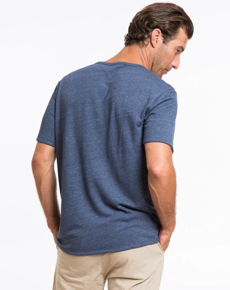 Double Knit Pocket Tee - Dark Navy sold by Marine Layer product image thumbnail 4