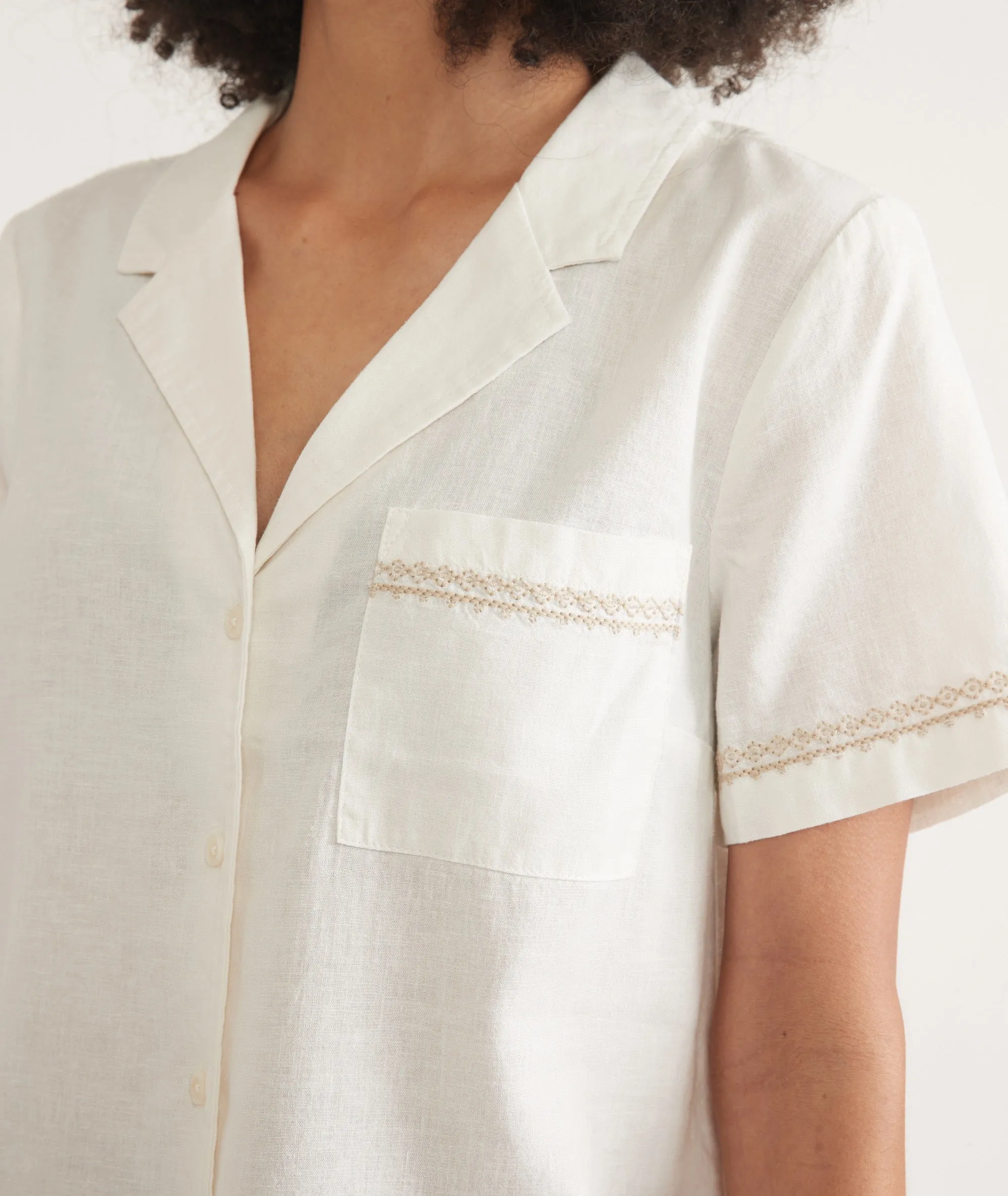 Lucy Resort Shirt sold by Marine Layer product image thumbnail 3