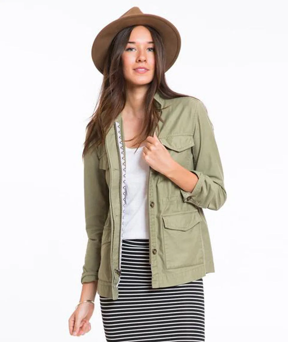 Harriet Utility Jacket sold by Marine Layer