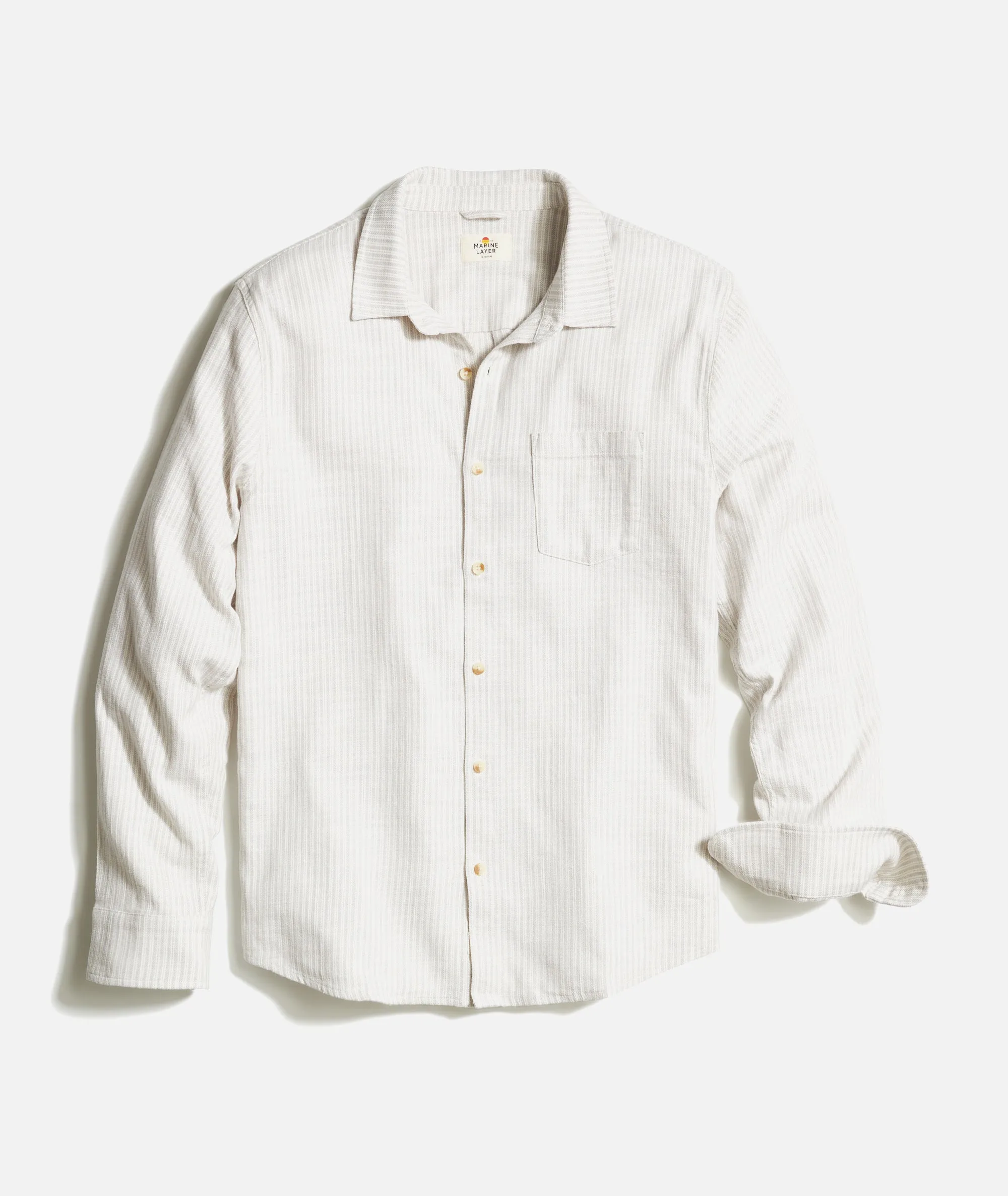 Stretch Selvage Long Sleeve Shirt sold by Marine Layer