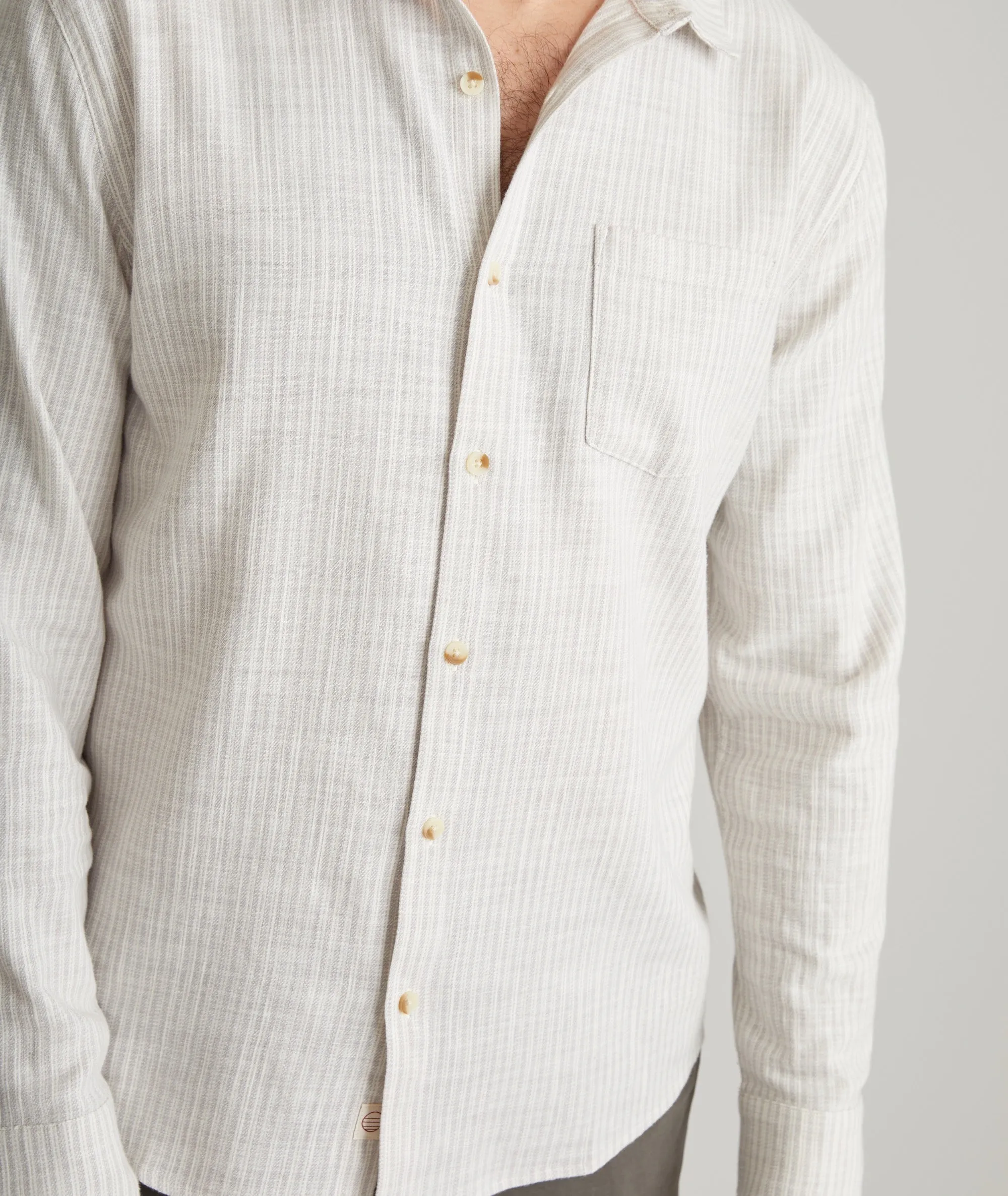 Stretch Selvage Long Sleeve Shirt sold by Marine Layer product image thumbnail 4