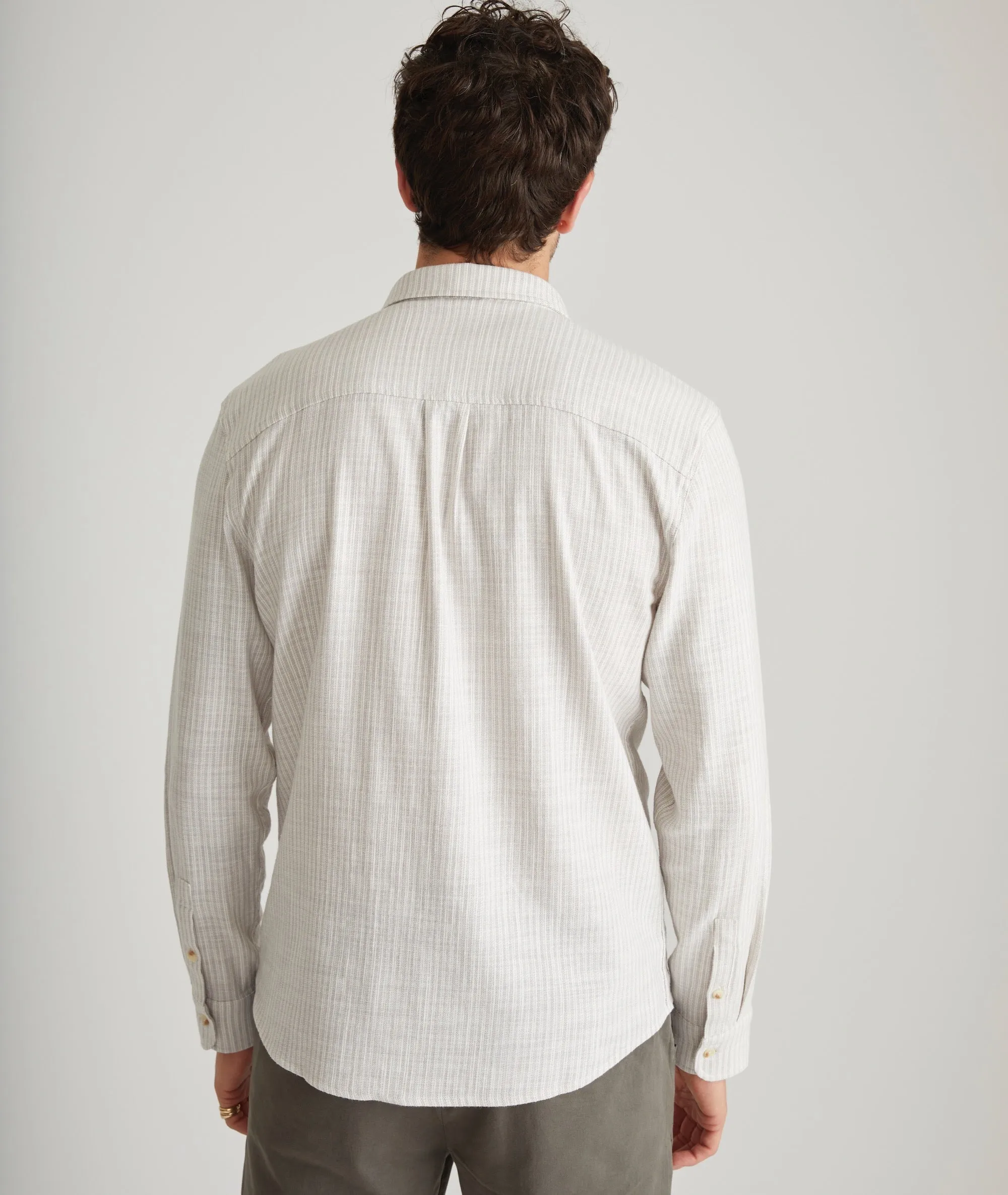 Stretch Selvage Long Sleeve Shirt sold by Marine Layer product image thumbnail 5