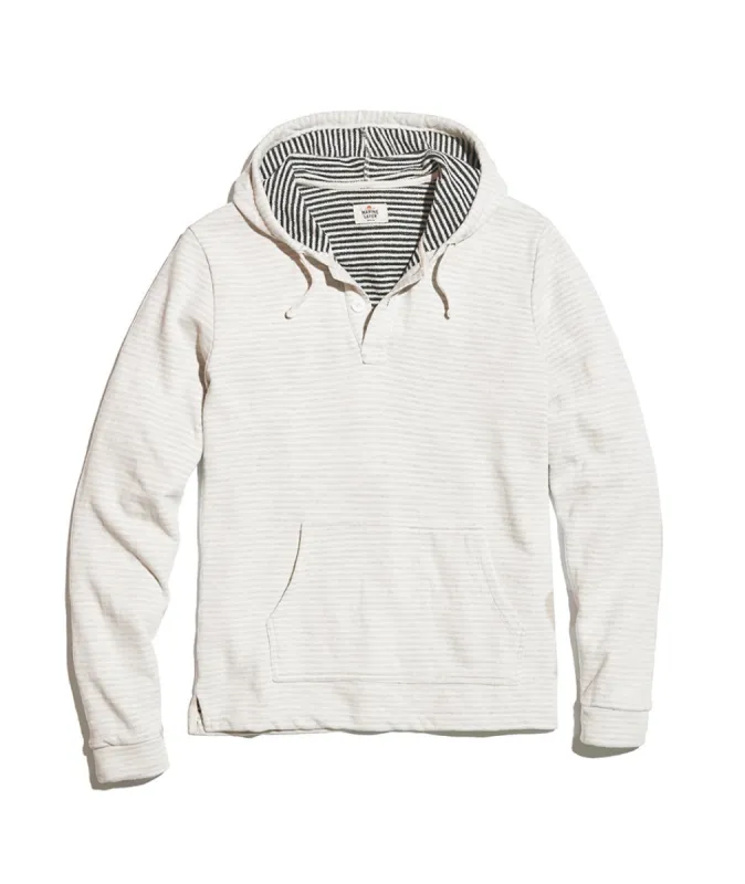 Beach Hoodie in Blue Stripe sold by Marine Layer