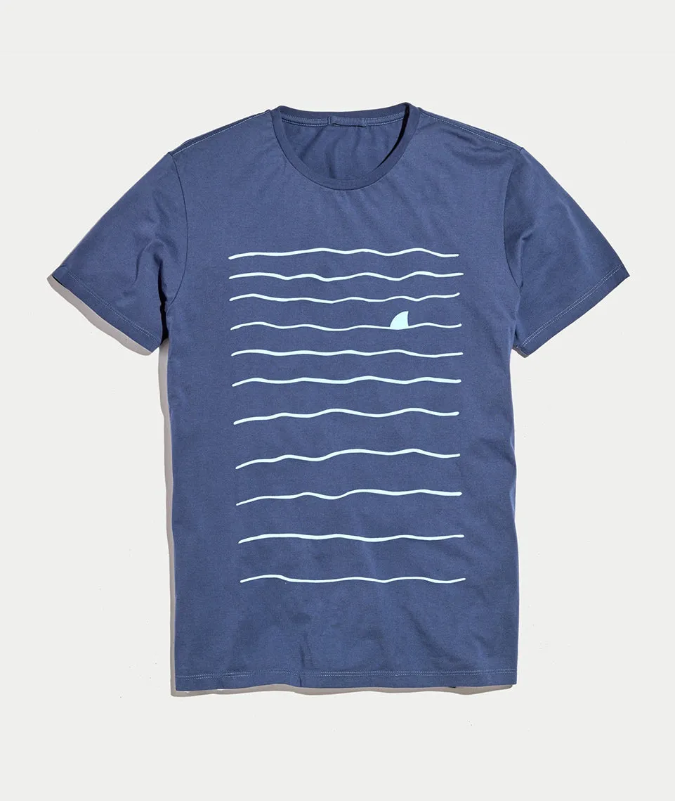 Jaws Graphic sold by Marine Layer