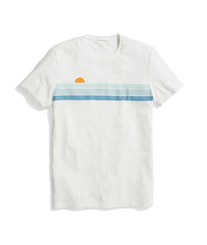 Sunset Tee in Natural sold by Marine Layer