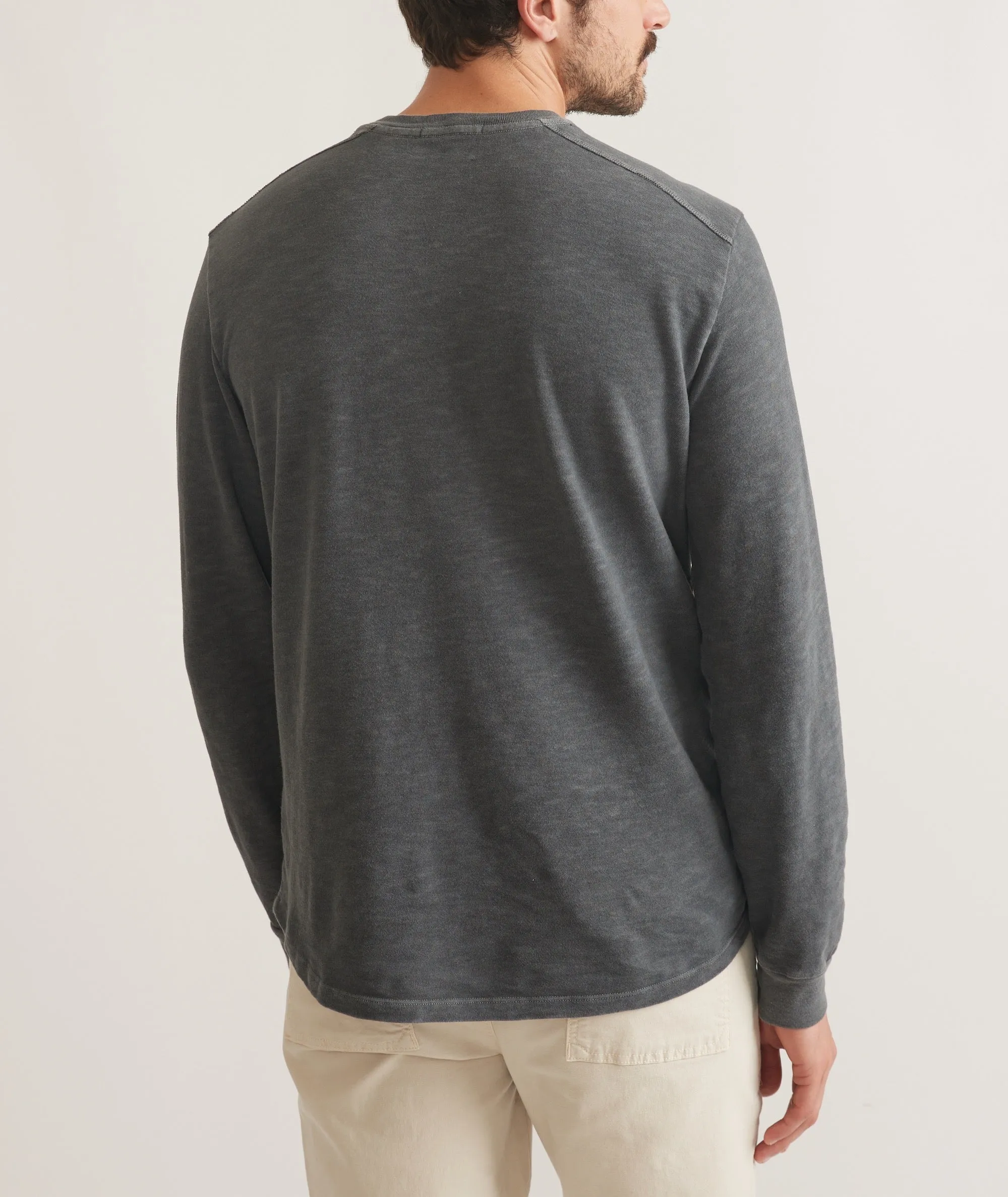 Vintage Heavy Slub Long Sleeve Henley sold by Marine Layer product image thumbnail 4