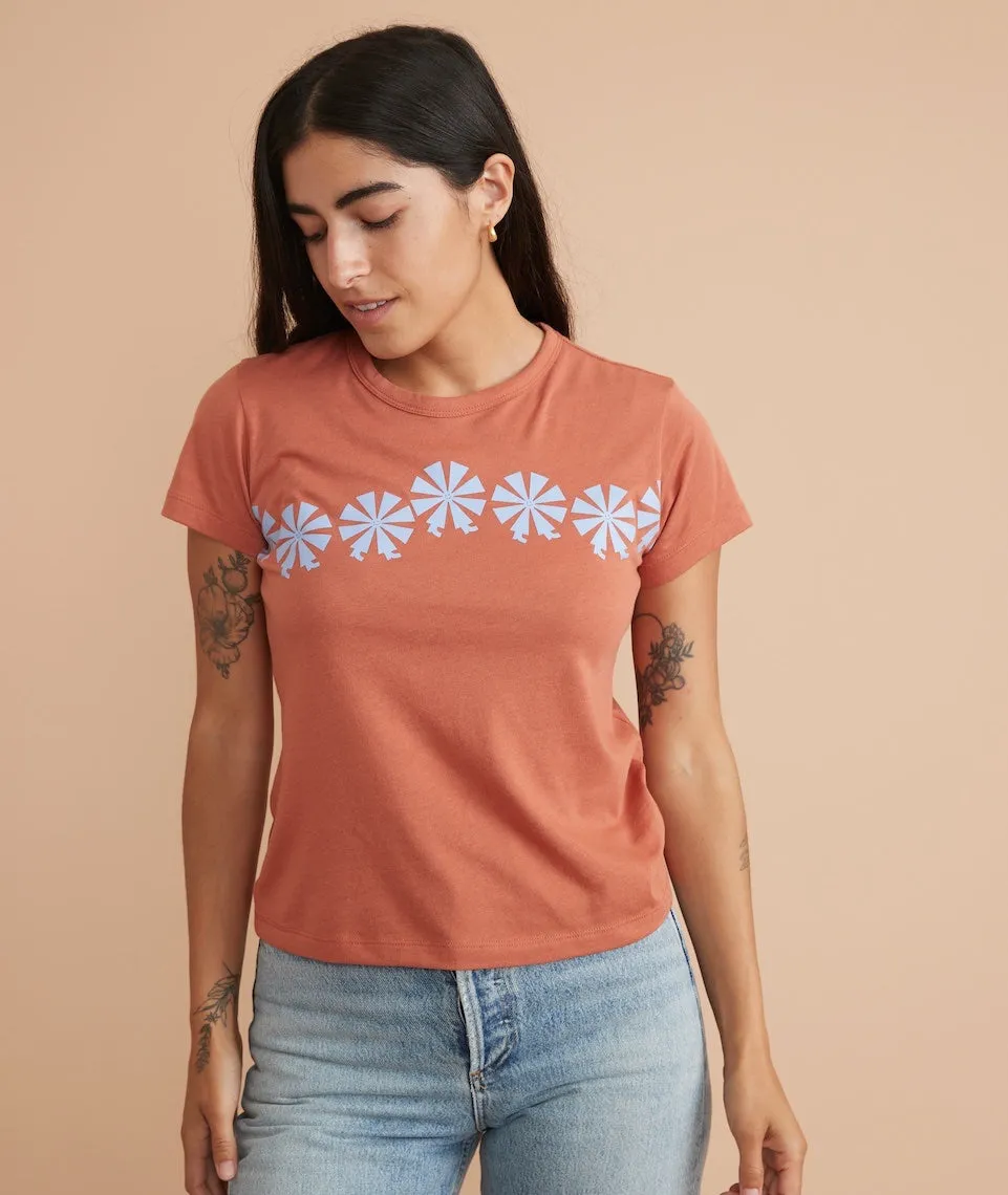 Sun Classic Crew Tee in Rosewood sold by Marine Layer product image thumbnail 4