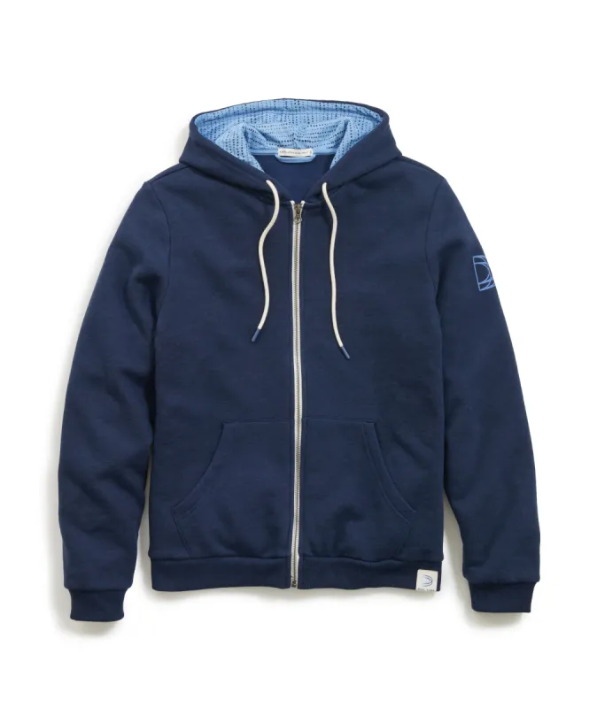 Custom Cut & Sew Full Zip Lined Hoodie sold by Marine Layer