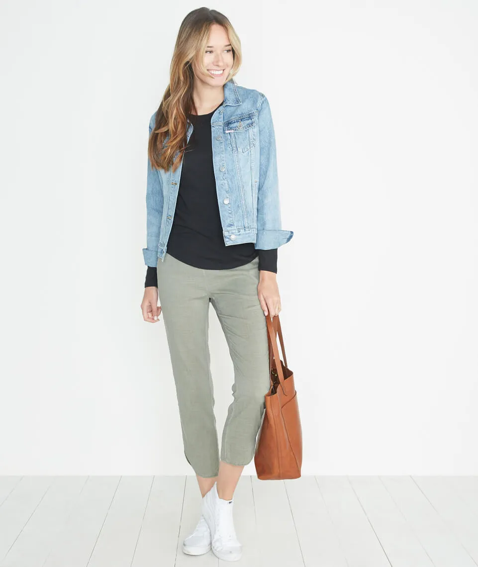 Clover Saddle Longsleeve in Black sold by Marine Layer product image thumbnail 4