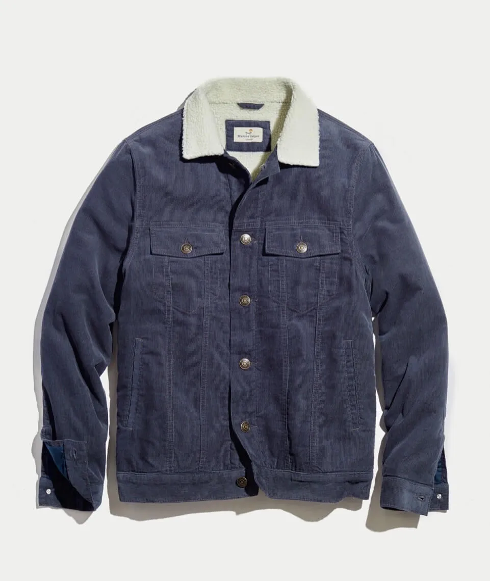 Jeremy Sherpa Jacket sold by Marine Layer