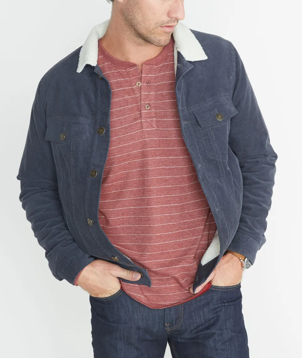 Jeremy Sherpa Jacket sold by Marine Layer product image thumbnail 3