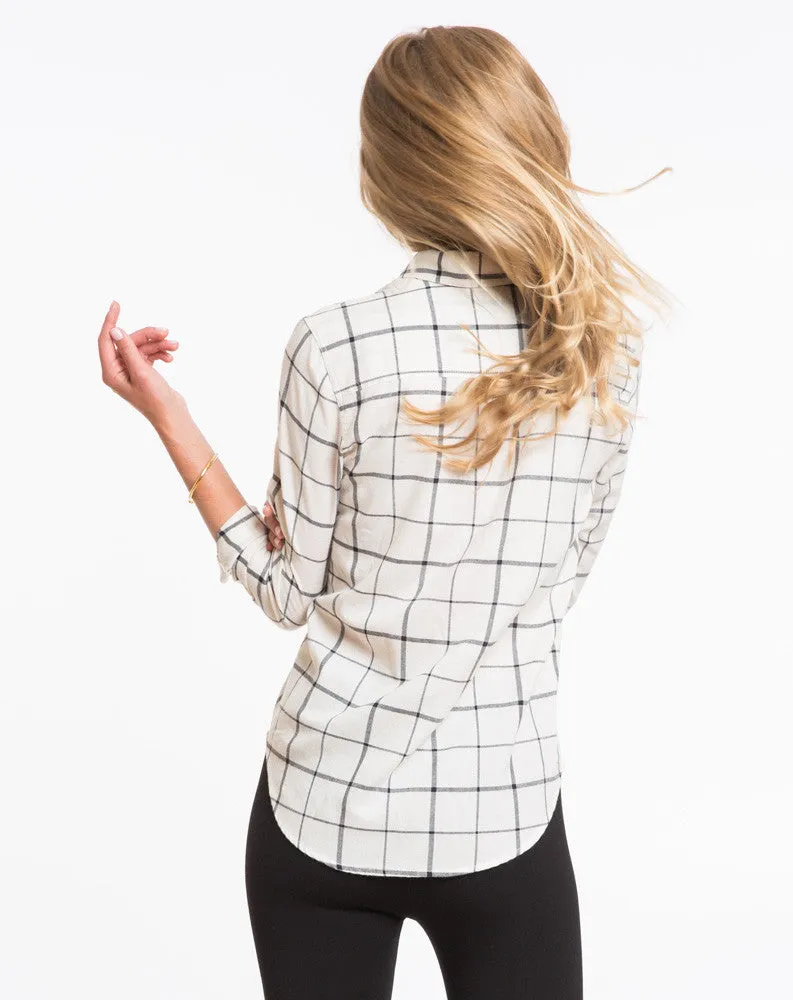 The Rhea Windowpane Buttondown sold by Marine Layer product image thumbnail 2