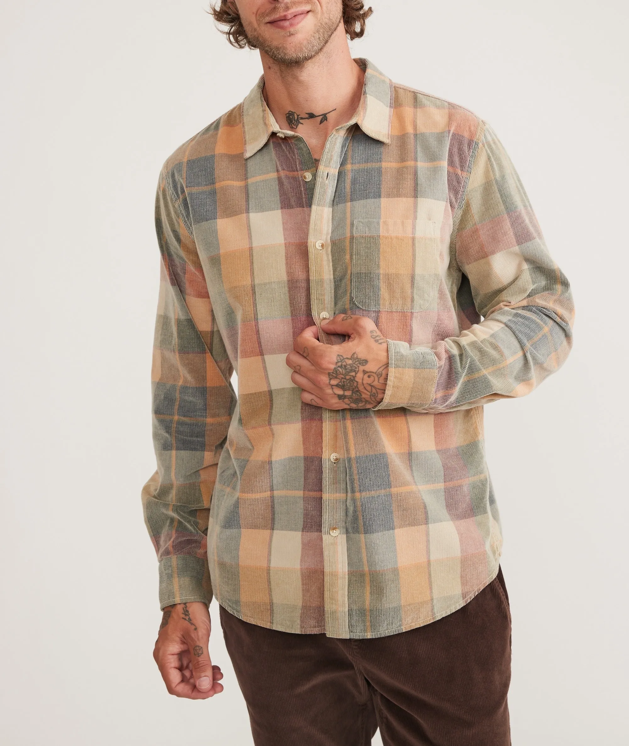 Lightweight Cord Shirt sold by Marine Layer product image thumbnail 4