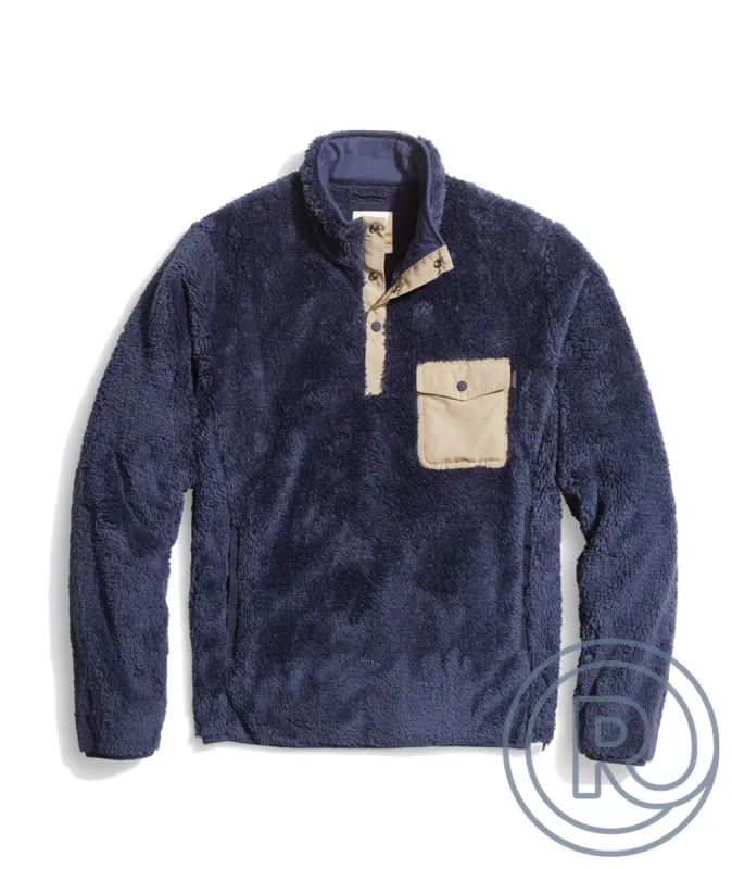 Re-Spun Sherpa Corbet in Black Iris sold by Marine Layer