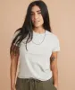 Classic Crew Tee in Ash Neps sold by Marine Layer