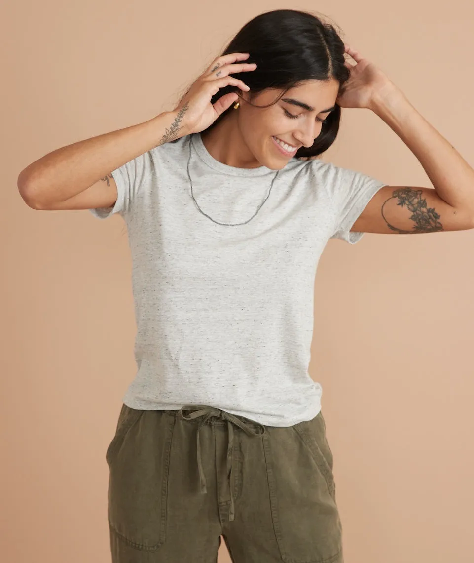 Classic Crew Tee in Ash Neps sold by Marine Layer product image thumbnail 4