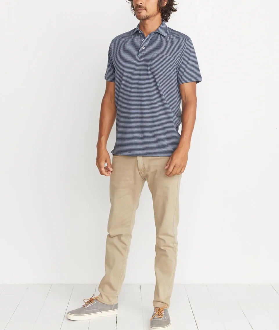 Marco Polo in Navy Stripe sold by Marine Layer product image thumbnail 3