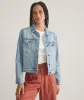 Embroidered Denim Jacket sold by Marine Layer