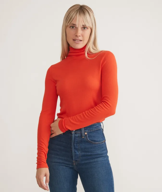 Lexi Rib Turtleneck sold by Marine Layer