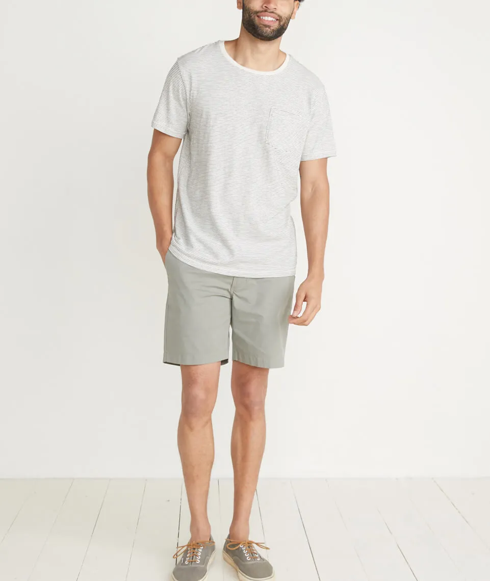 Signature Pocket Tee in Natural/Black sold by Marine Layer product image thumbnail 3