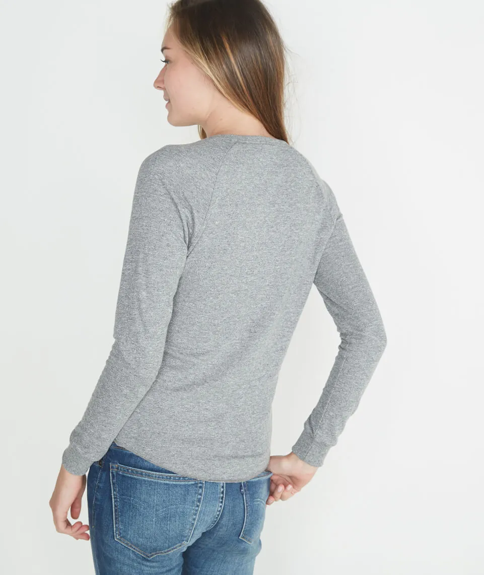 Double Knit Henley - Heather Grey sold by Marine Layer product image thumbnail 4