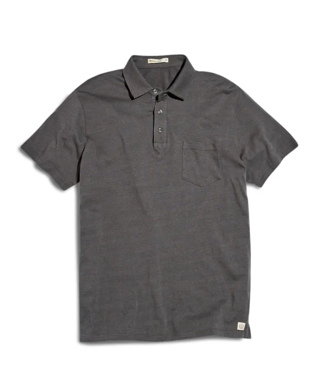 Hermann Polo in Asphalt sold by Marine Layer