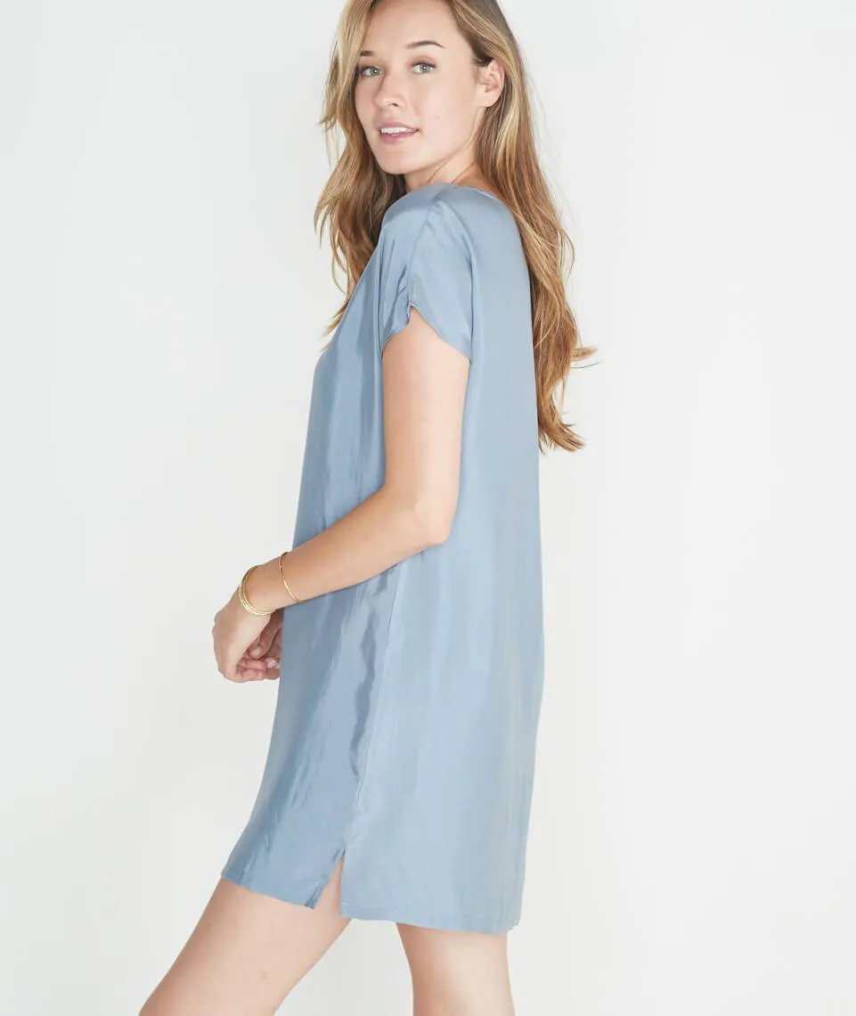 Delta Dress in Faded Sky Blue sold by Marine Layer product image thumbnail 3