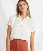 Talia Button Down in White sold by Marine Layer
