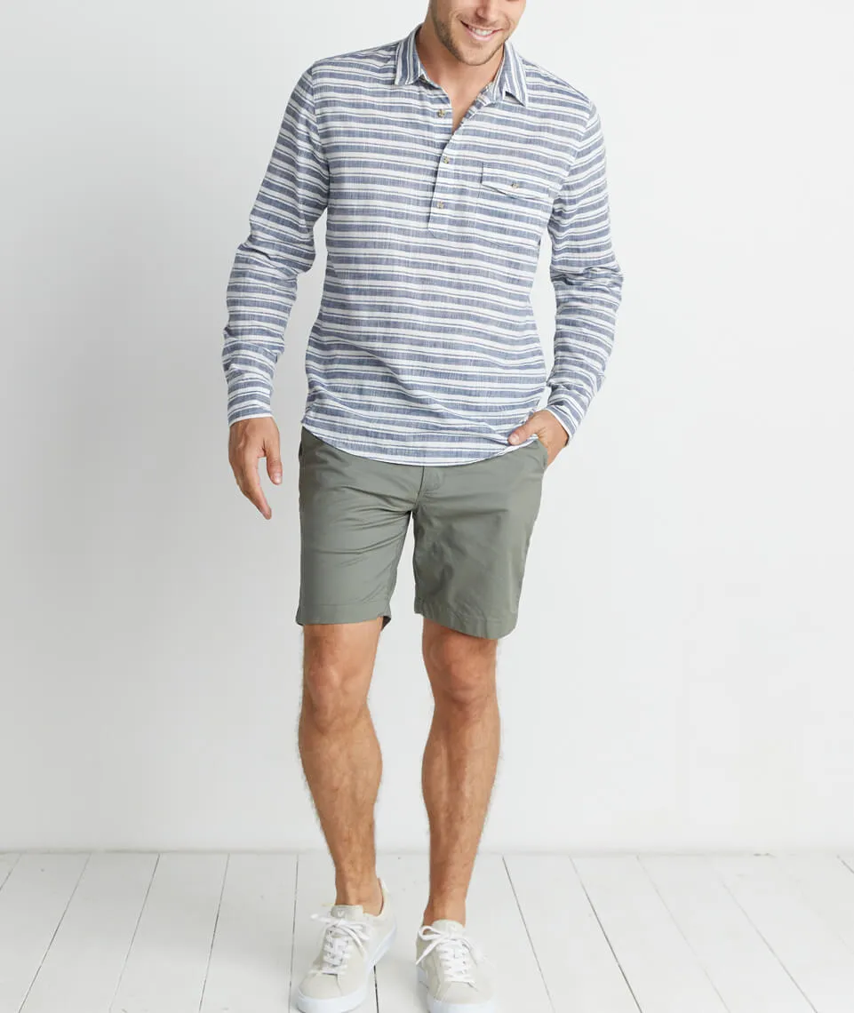 Storey Popover in Blue Stripe sold by Marine Layer product image thumbnail 4