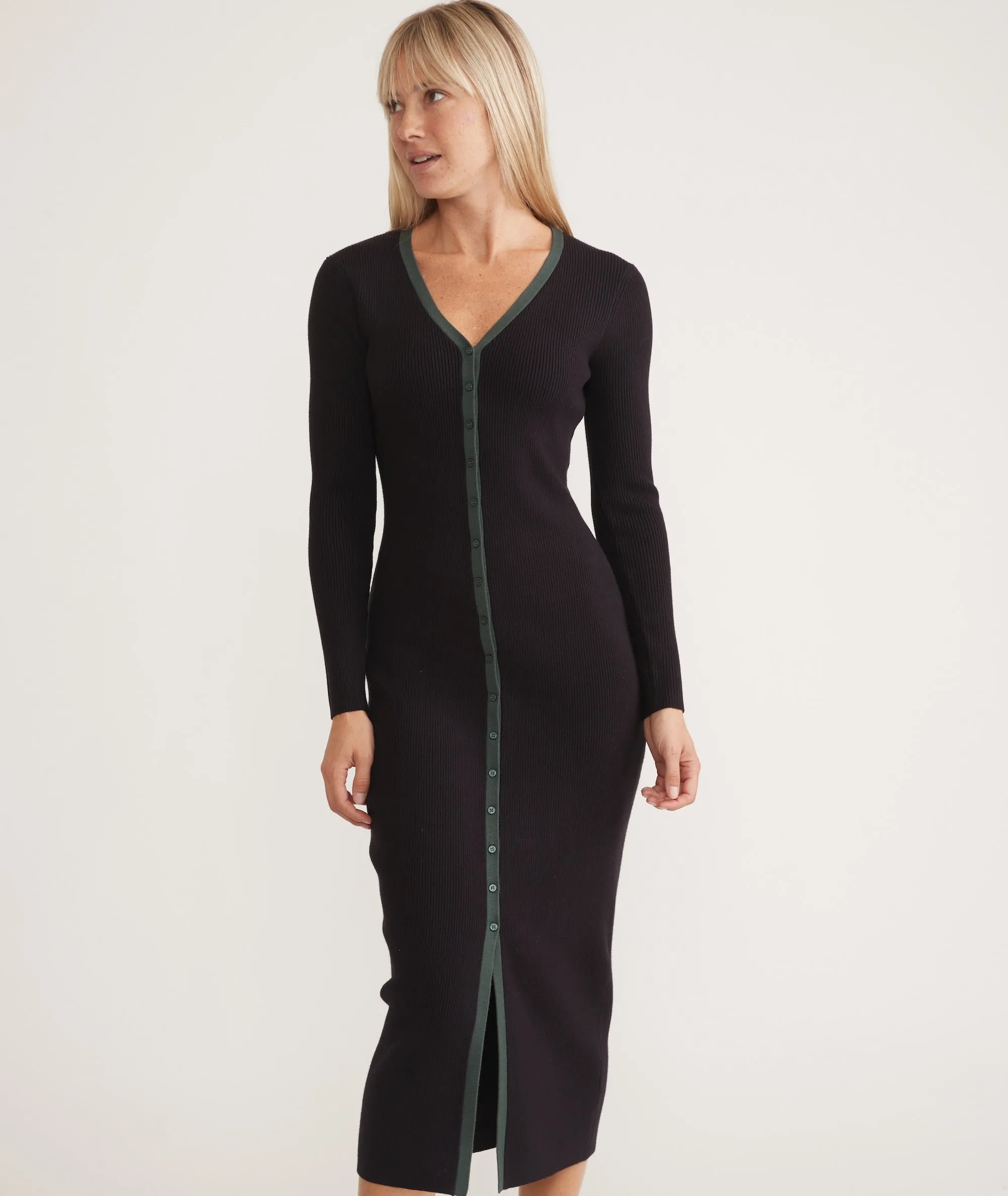 Lexi Rib Sweater Dress sold by Marine Layer product image thumbnail 3