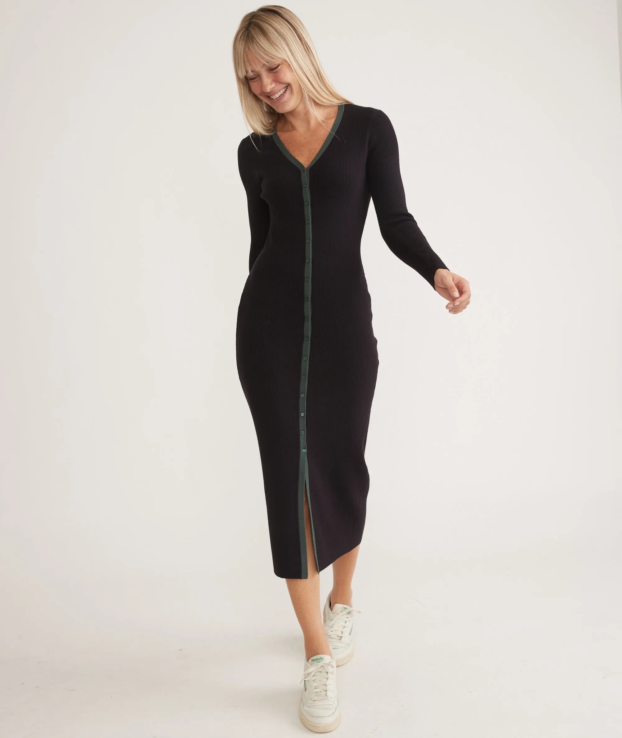 Lexi Rib Sweater Dress sold by Marine Layer