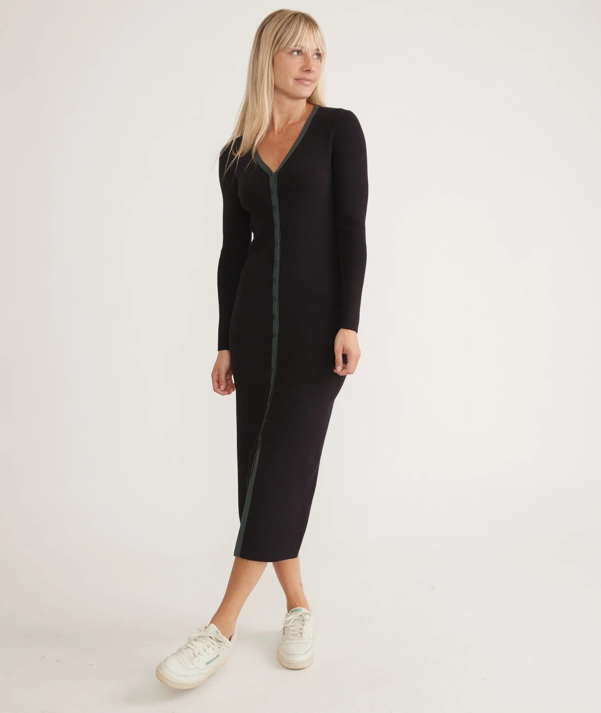 Lexi Rib Sweater Dress sold by Marine Layer product image thumbnail 4
