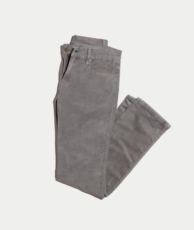 Cambridge Cord in Wolf Grey sold by Marine Layer