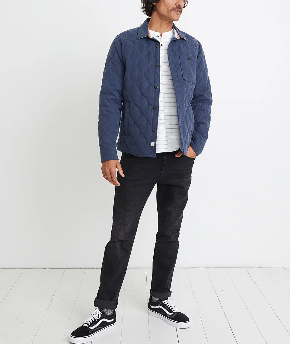 Decker Quilted Shacket sold by Marine Layer product image thumbnail 3