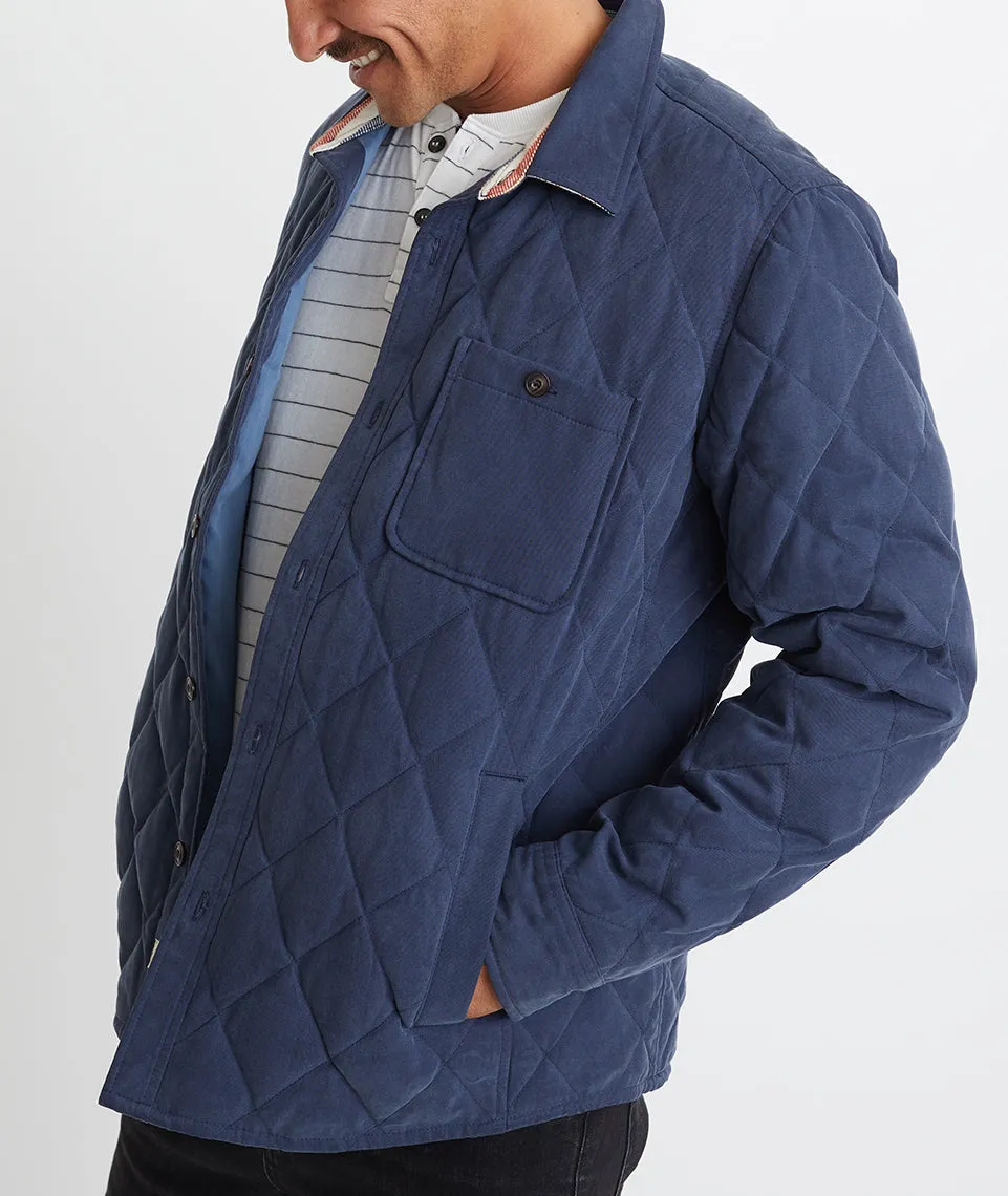 Decker Quilted Shacket sold by Marine Layer product image thumbnail 4